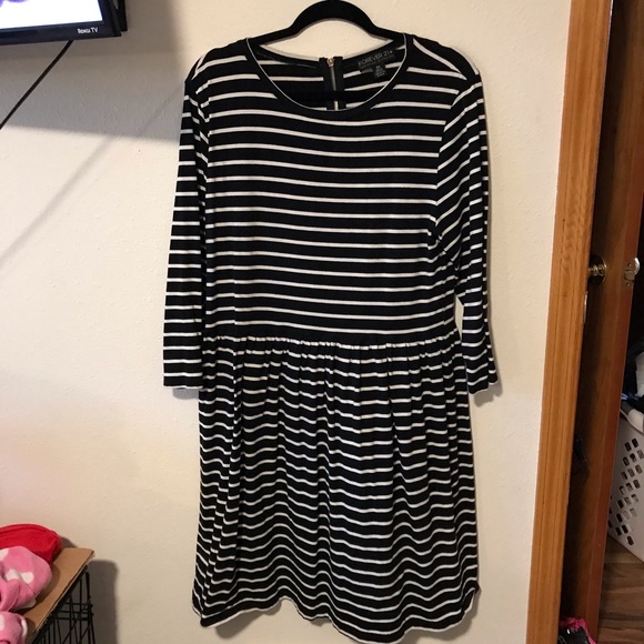 Forever 21 Dresses & Skirts - Forever 21 plus Fit&flare style knit dress zipper Forever 21 Dresses & Skirts - Forever 21 plus Fit&flare style knit dress zipper